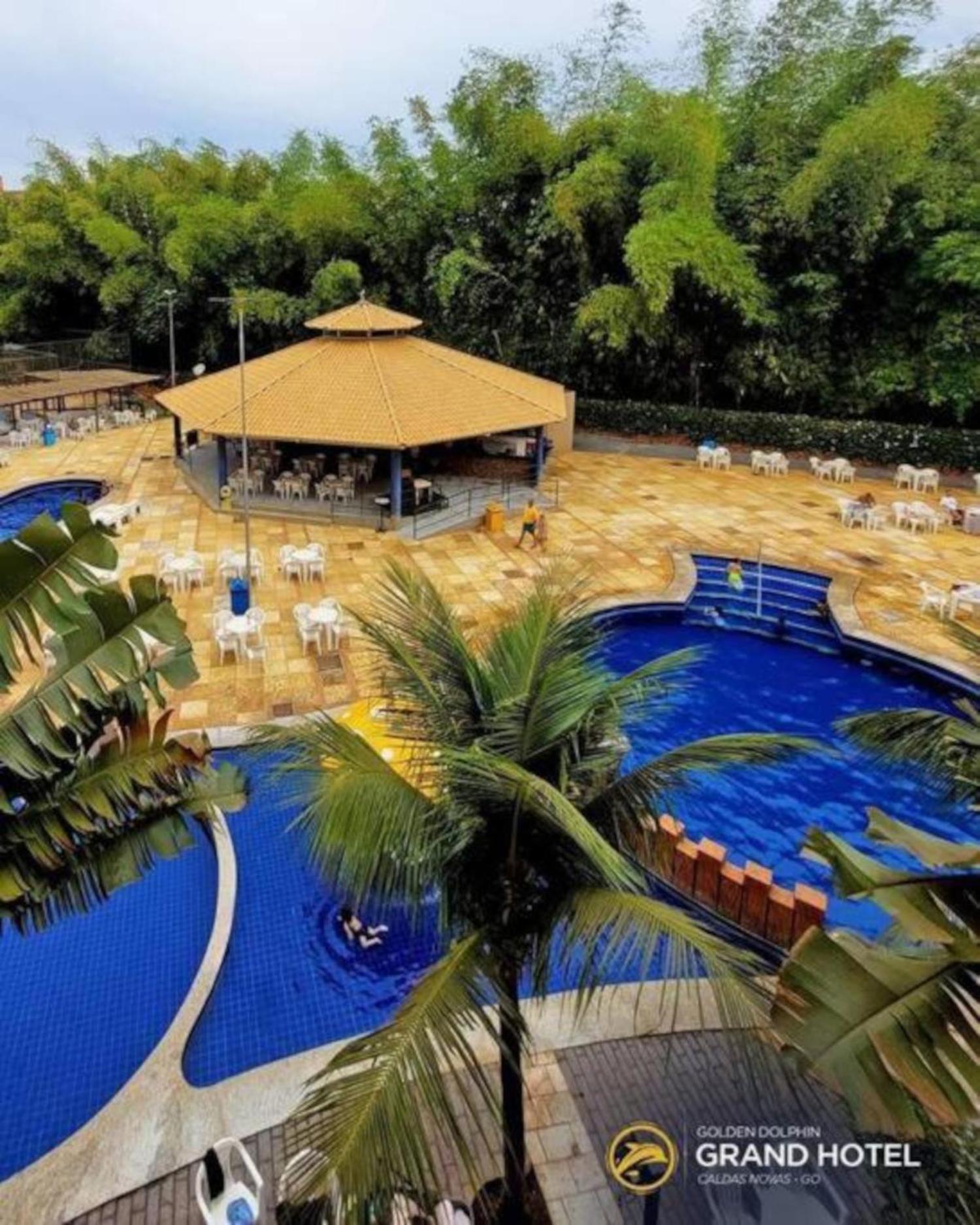 Caldas Novas, Golden Dolphin Grand Hotel, Quarto Sala Cozinha Aconchegante, Ap 361 ภายนอก รูปภาพ