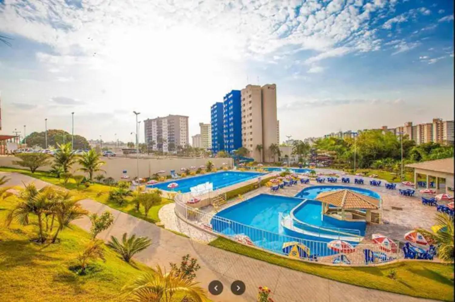 Caldas Novas, Golden Dolphin Grand Hotel, Quarto Sala Cozinha Aconchegante, Ap 361 ภายนอก รูปภาพ