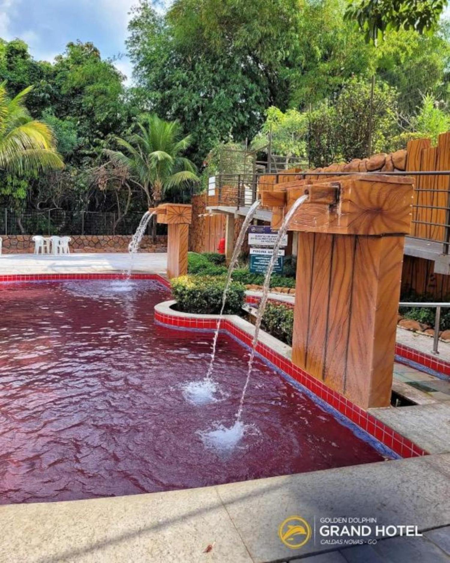 Caldas Novas, Golden Dolphin Grand Hotel, Quarto Sala Cozinha Aconchegante, Ap 361 ภายนอก รูปภาพ