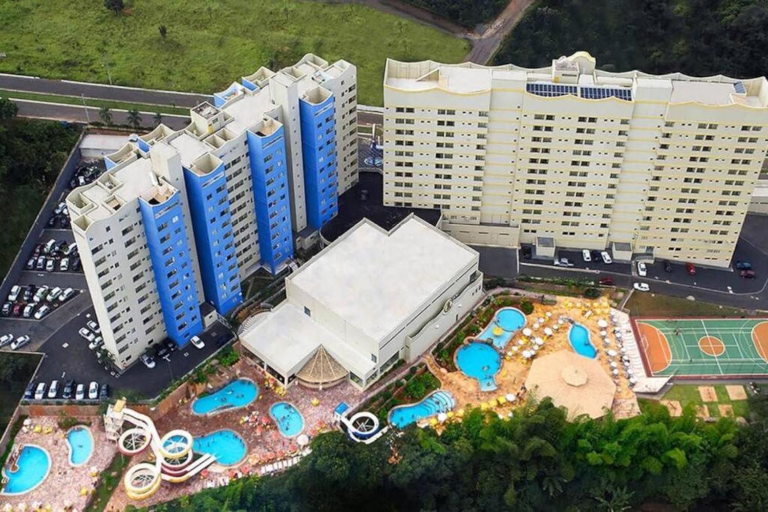 Caldas Novas, Golden Dolphin Grand Hotel, Quarto Sala Cozinha Aconchegante, Ap 361 ภายนอก รูปภาพ