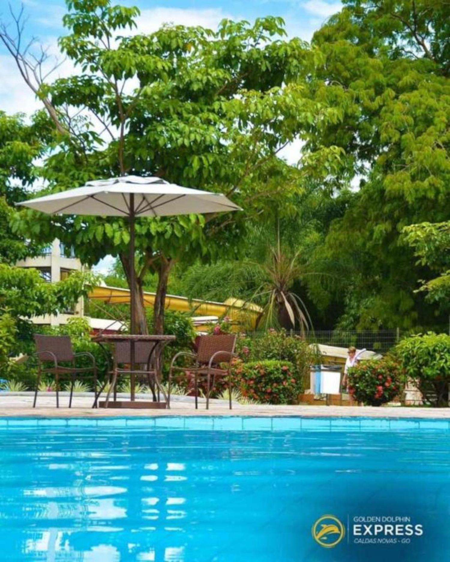 Caldas Novas, Golden Dolphin Grand Hotel, Quarto Sala Cozinha Aconchegante, Ap 361 ภายนอก รูปภาพ