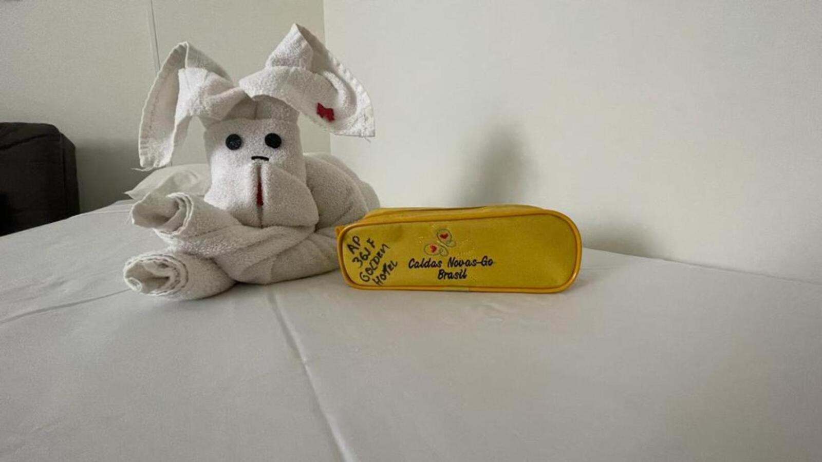 Caldas Novas, Golden Dolphin Grand Hotel, Quarto Sala Cozinha Aconchegante, Ap 361 ภายนอก รูปภาพ